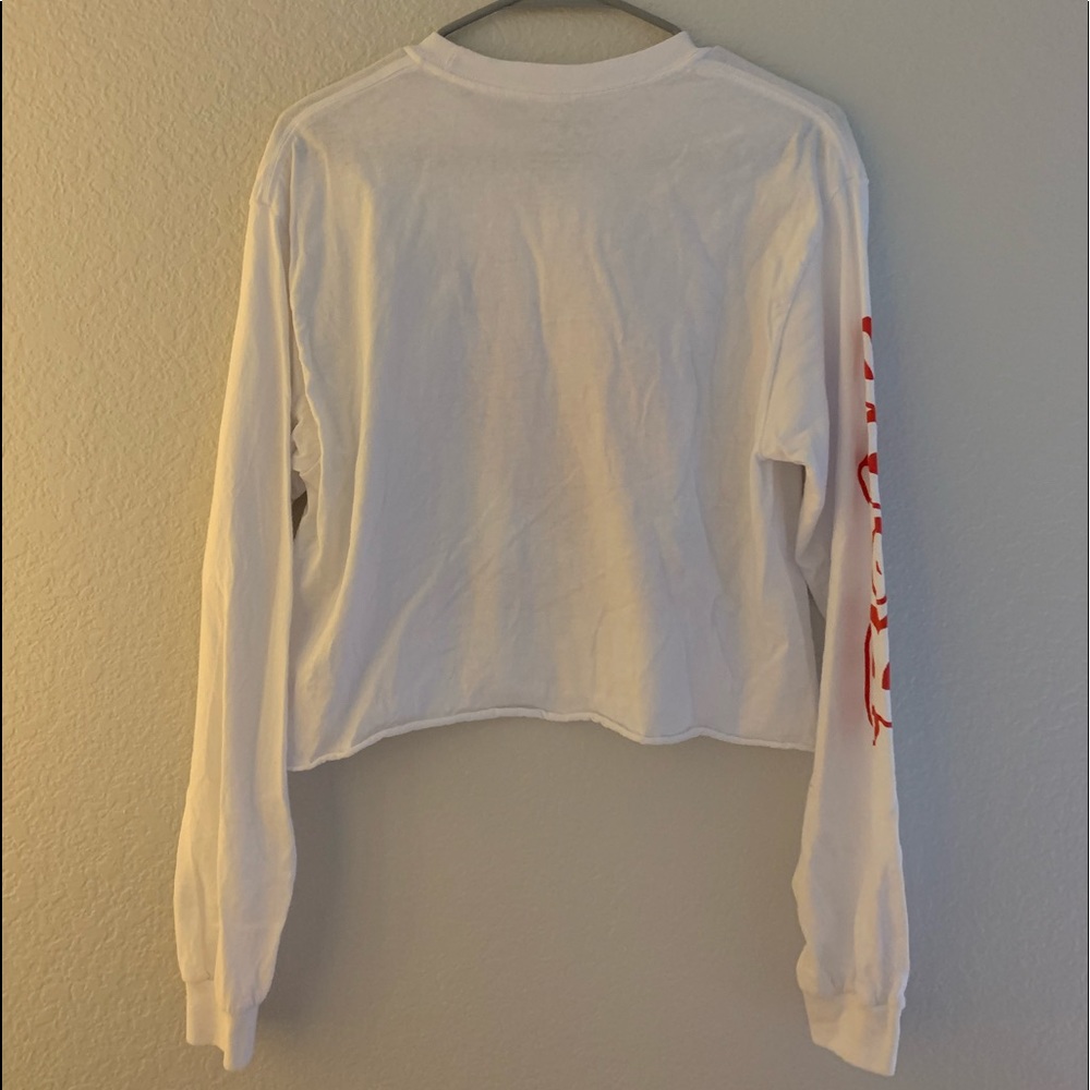 Heart Breaker long sleeve crop top - Picture 3 of 5